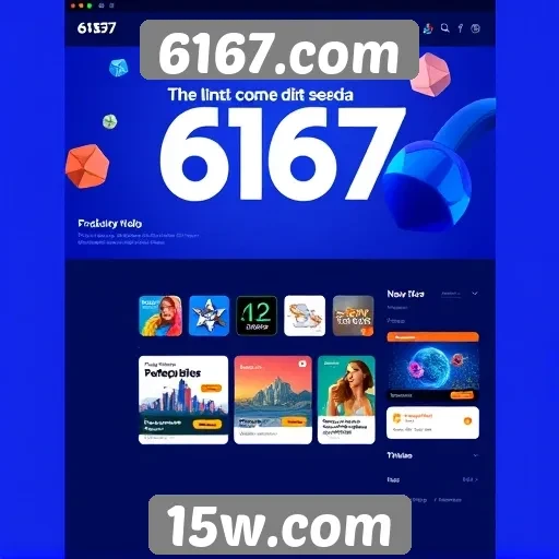 Evolução do design no 6167.com nos últimos anos
